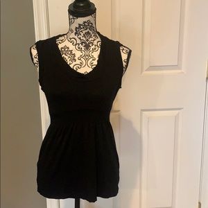 BCBGMAXAZRIA Sleeveless top with elastic waist